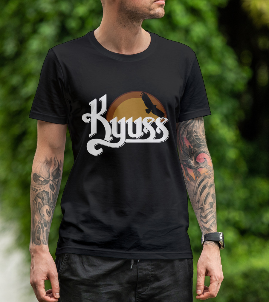 Kyuss Sunset Eagle Silhouette T-Shirt