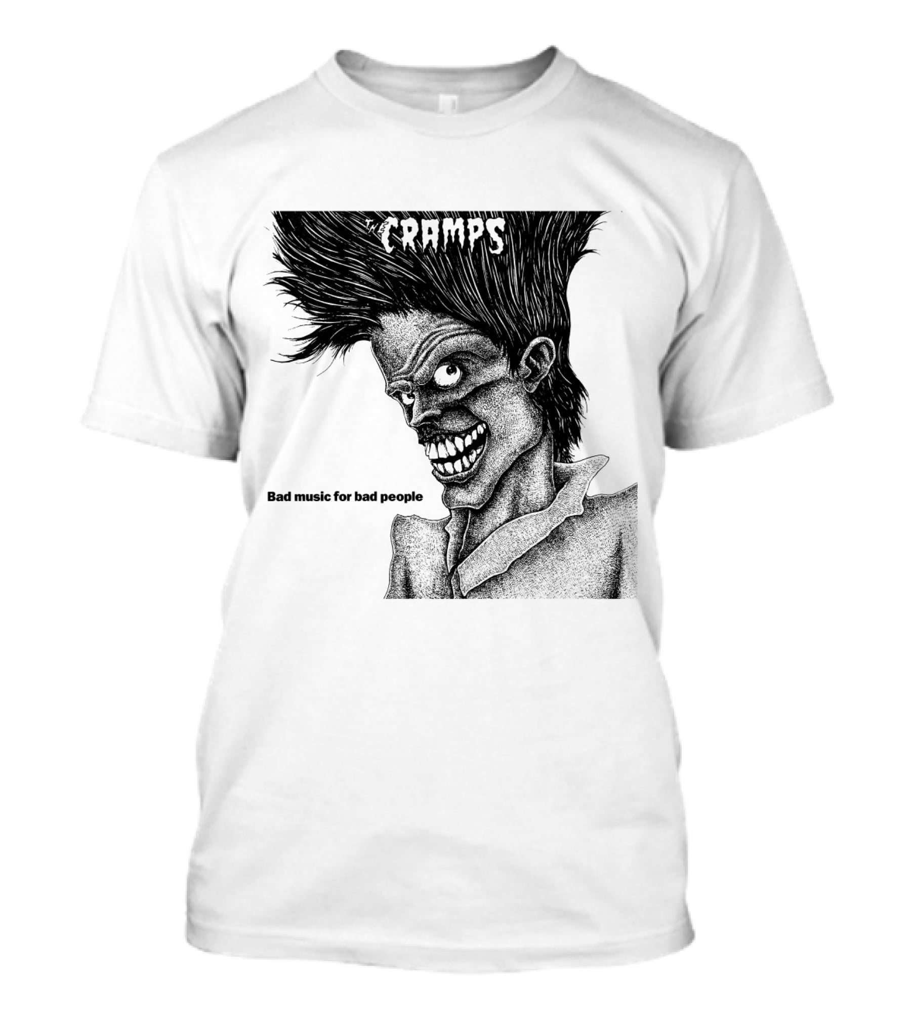 The Cramps Bad Music For Bad People Album Art T-Shirt