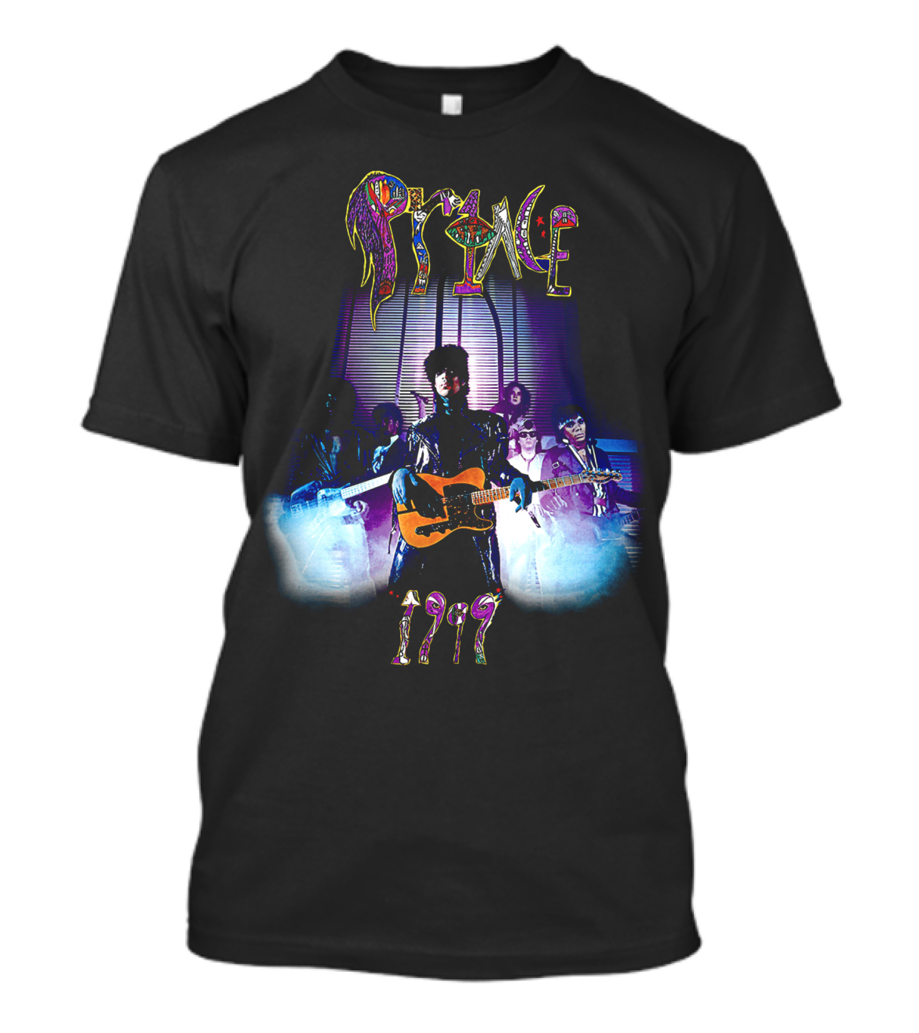 Prince 1999 Album Cover Art Purple Rain Aesthetic T-Shirt