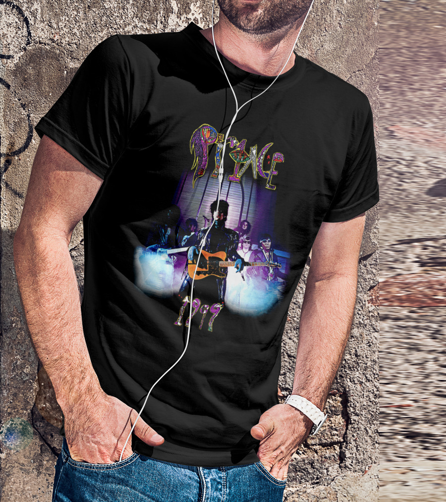 Prince 1999 Album Cover Art Purple Rain Aesthetic T-Shirt