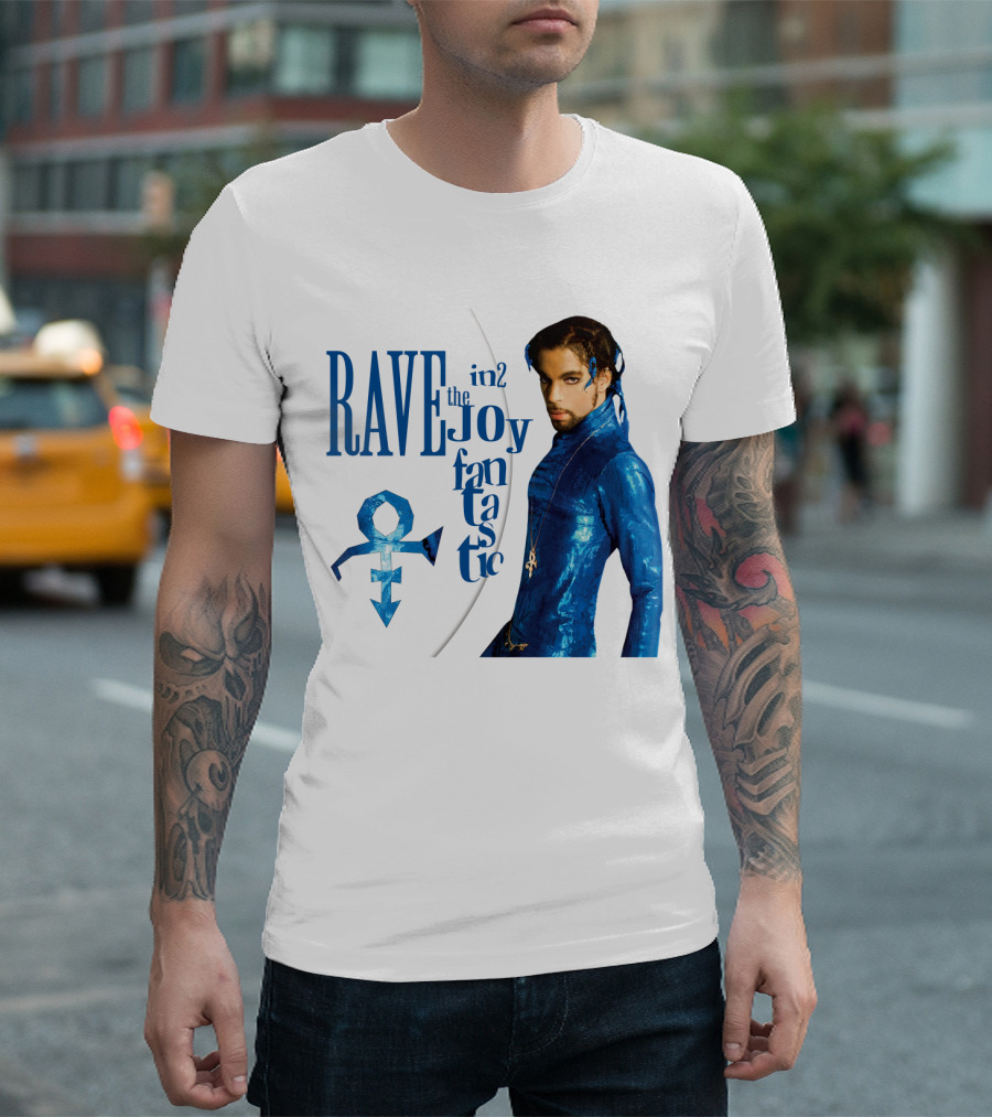 Rave Un2 The Joy Fantastic Prince Symbol Blue Outfit T-Shirt