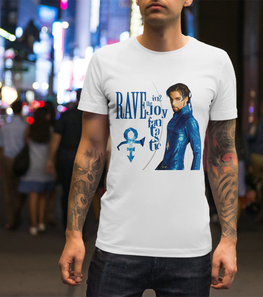 Rave Un2 The Joy Fantastic Prince Symbol Blue Outfit T-Shirt