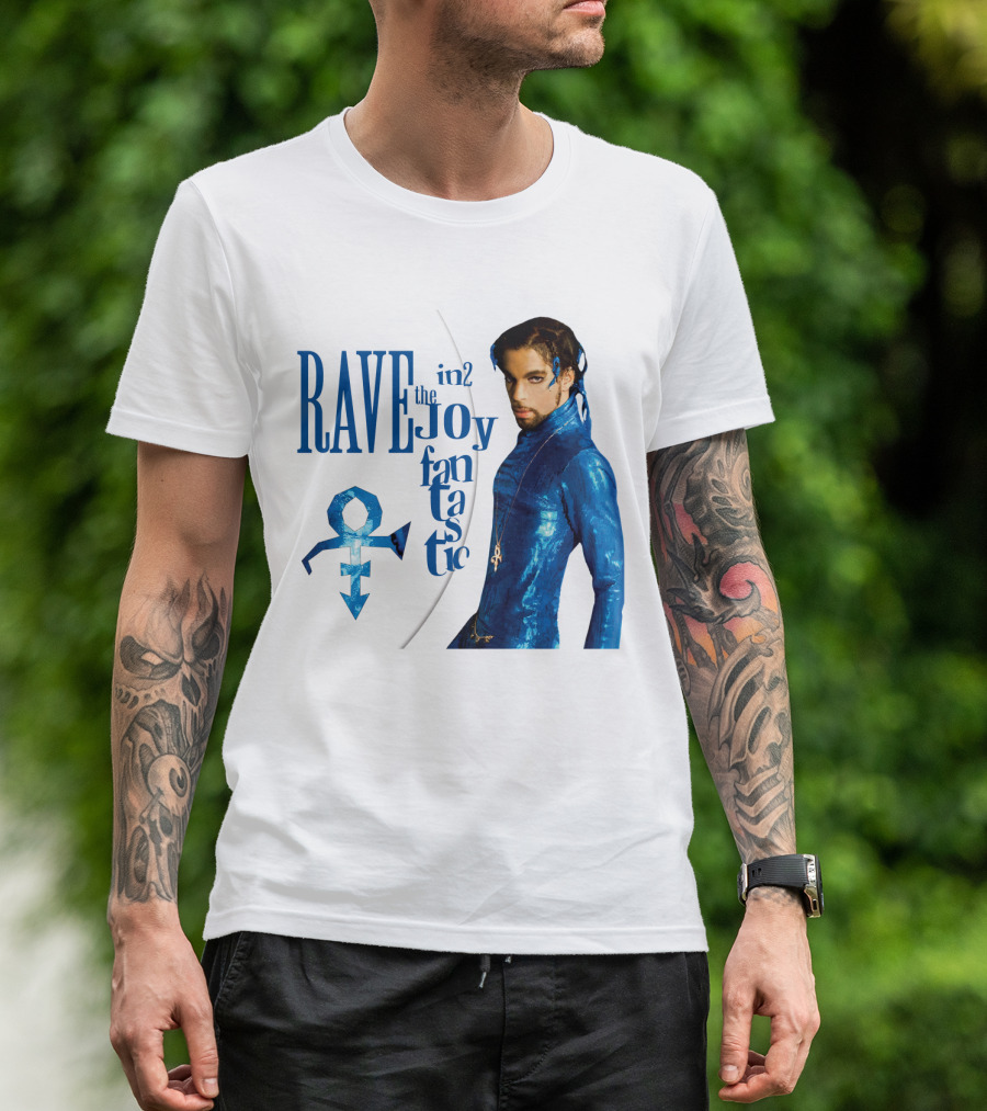 Rave Un2 The Joy Fantastic Prince Symbol Blue Outfit T-Shirt
