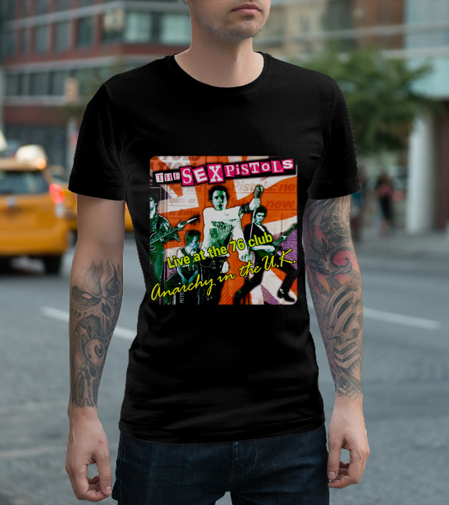 The Sex Pistols Live At The 76 Club Anarchy In The U.k. T-Shirt