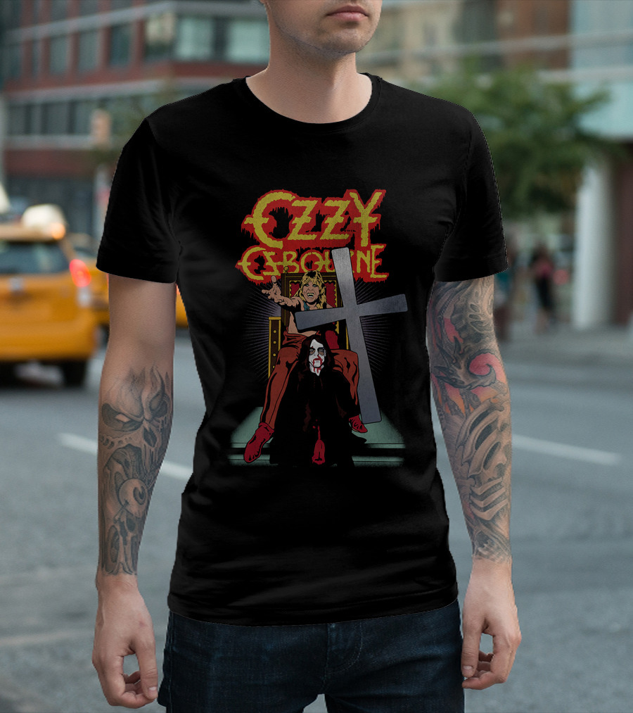 Ozzy Osbourne Throne And Cross T-Shirt