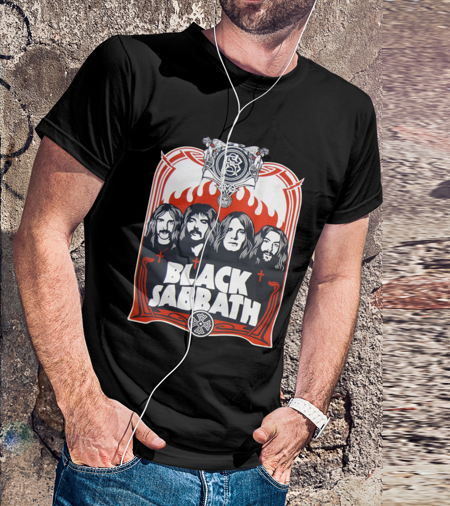Black Sabbath Band Portrait Bs T-Shirt