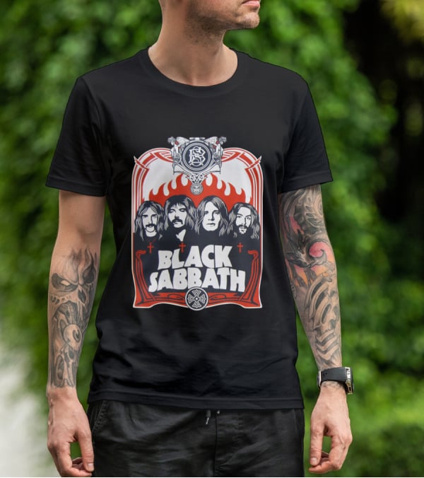 Black Sabbath Band Portrait Bs T-Shirt