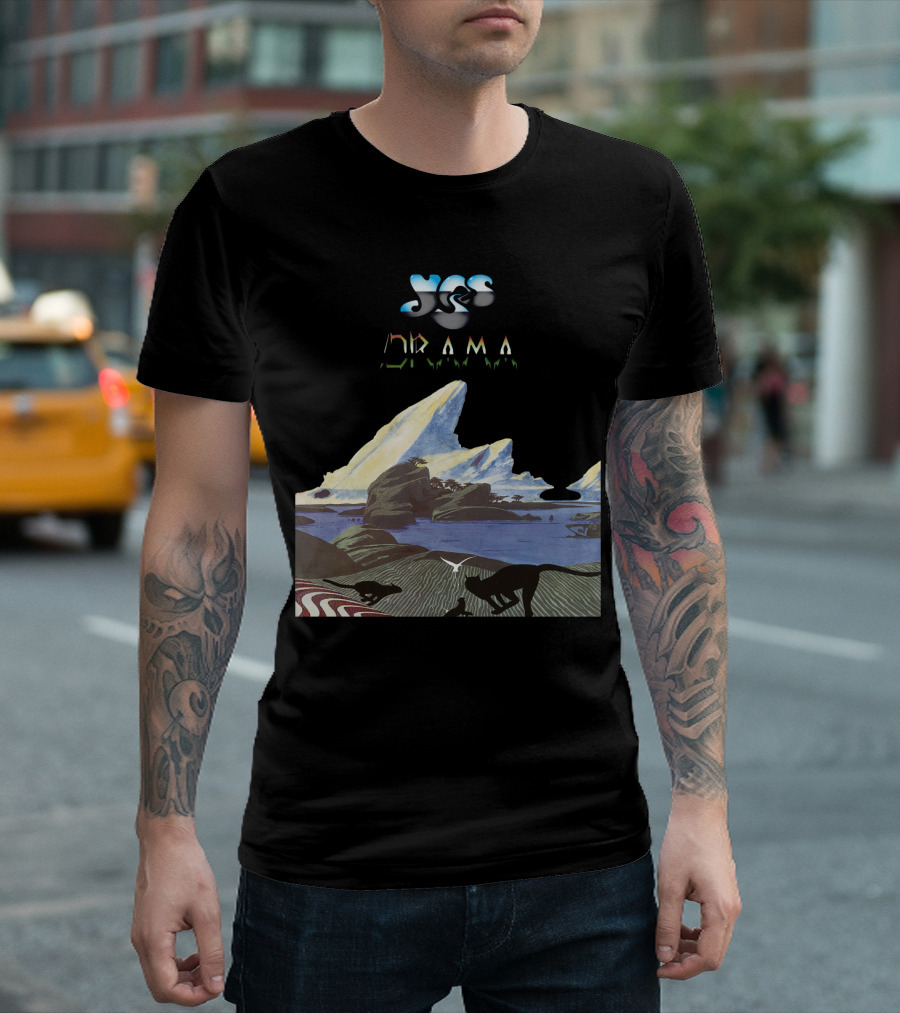 Yes Drama Album Cover Art Landscape T-Shirt