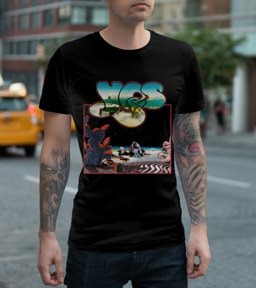 Yes Roger Dean Classic Album Art Ocean Landscape T-Shirt
