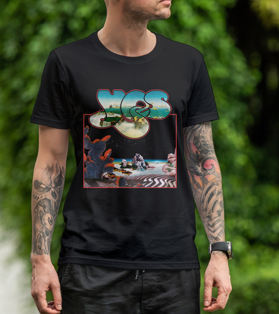 Yes Roger Dean Classic Album Art Ocean Landscape T-Shirt