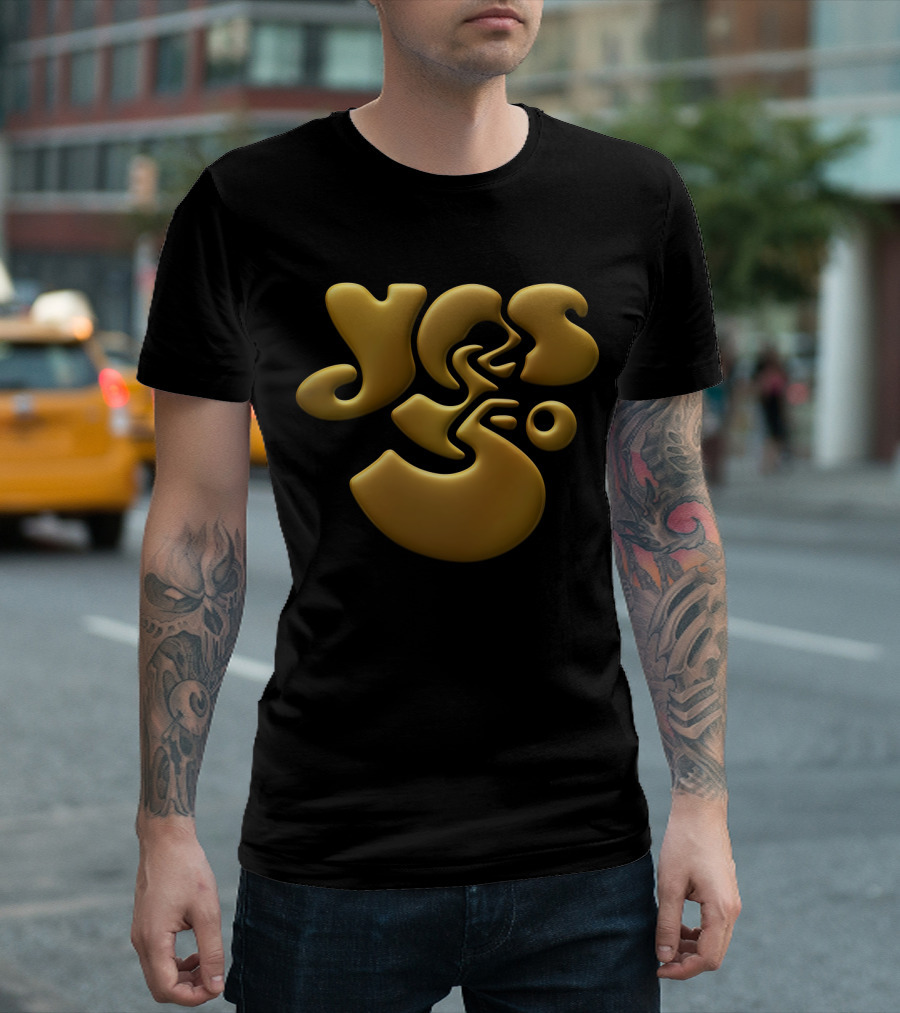 Ye 35 3D Gold Abstract T-Shirt