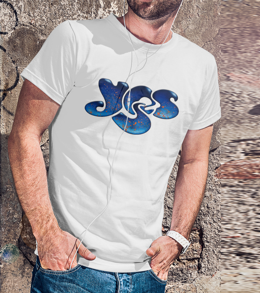 Yes 42 Logo Blue Orange T-Shirt