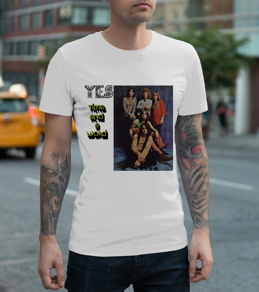 Yes Time And A Word Band Photo T-Shirt