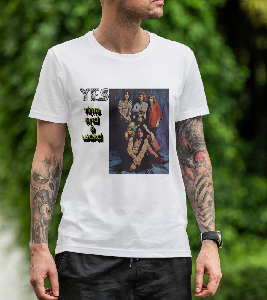 Yes Time And A Word Band Photo T-Shirt