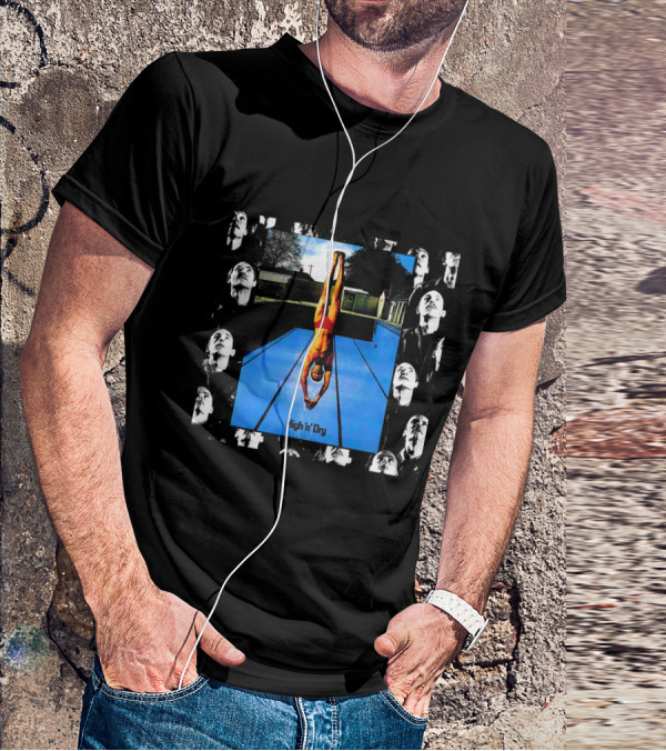 High 'N' Dry Dlp Swimming Pool Diver Photomontage T-Shirt