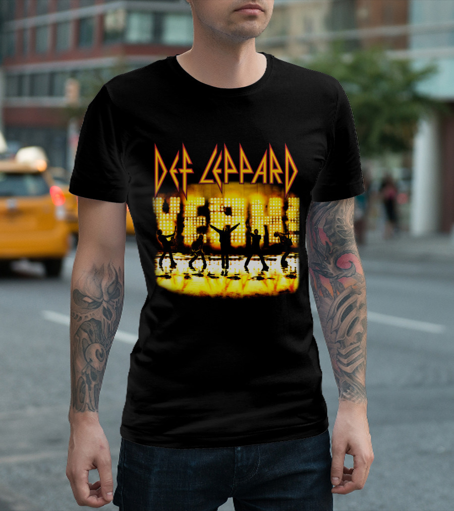 Def Leppard Yeah! Album Silhouette Performance T-Shirt