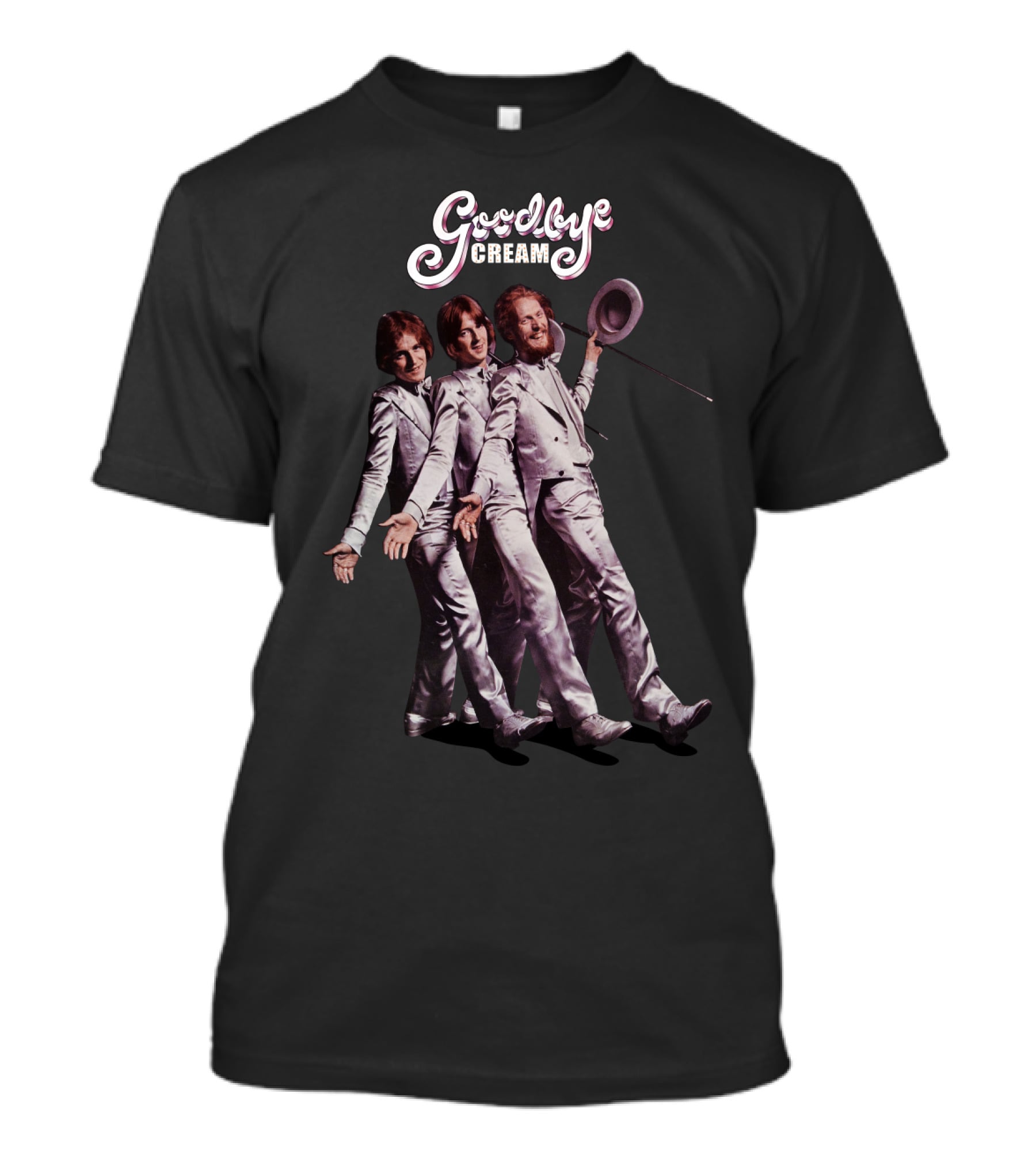 Goodbye Cream Band Iconic Farewell Tour White Suits Pose T-Shirt