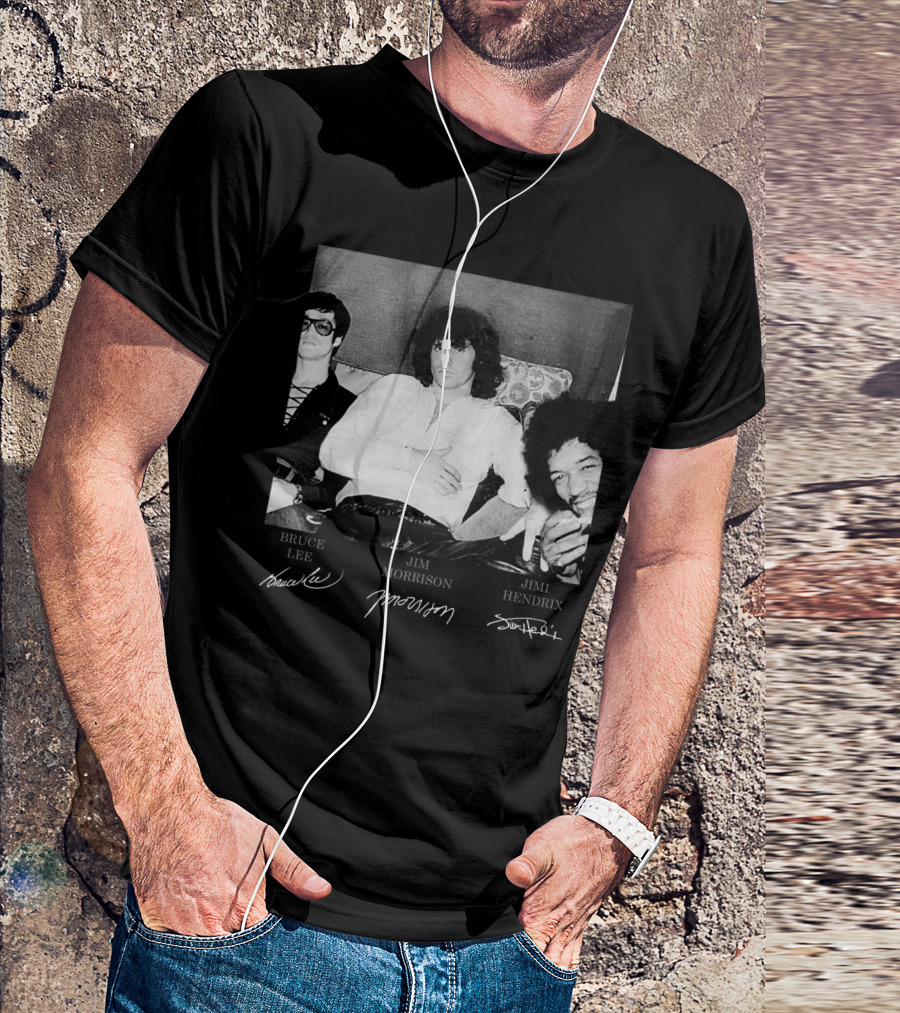 Bruce Lee Jim Morrison Jimi Hendrix T-Shirt