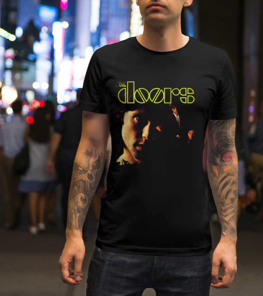 The Doors Band Members Portrait T-Shirt