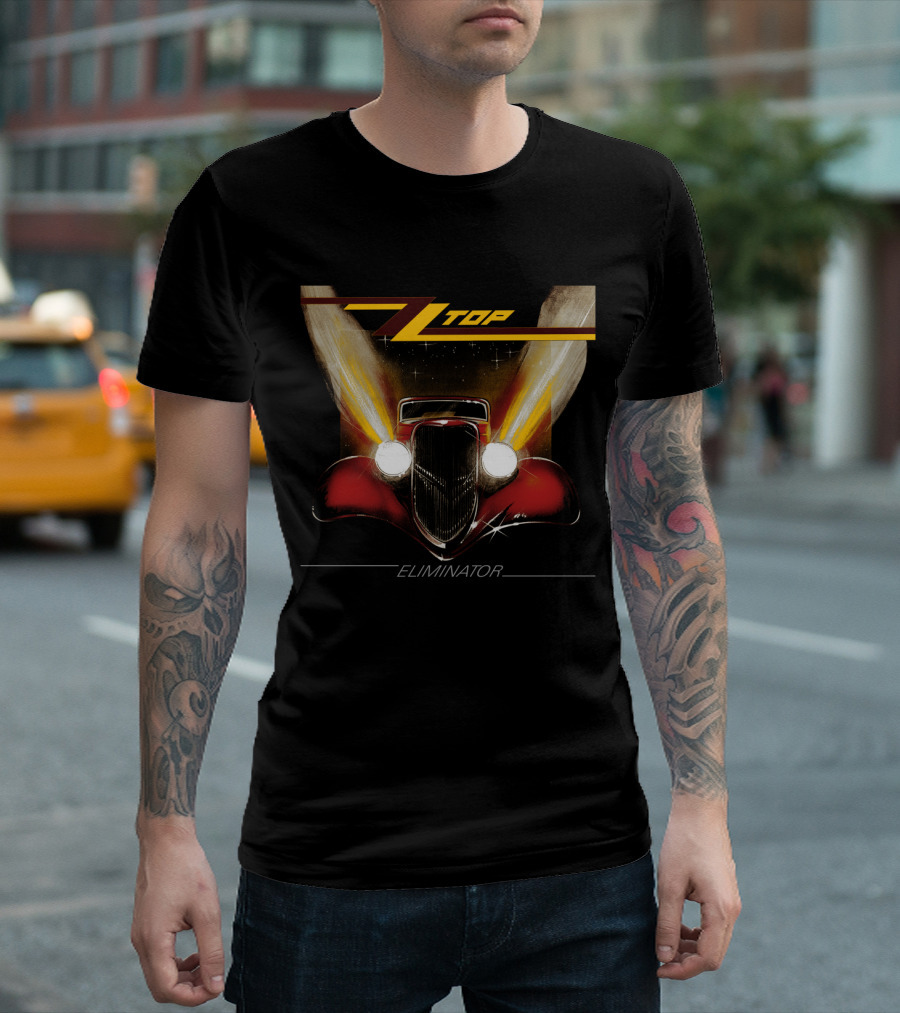 Zz Top Eliminator Car Lights T-Shirt