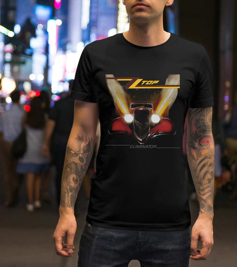 Zz Top Eliminator Car Lights T-Shirt