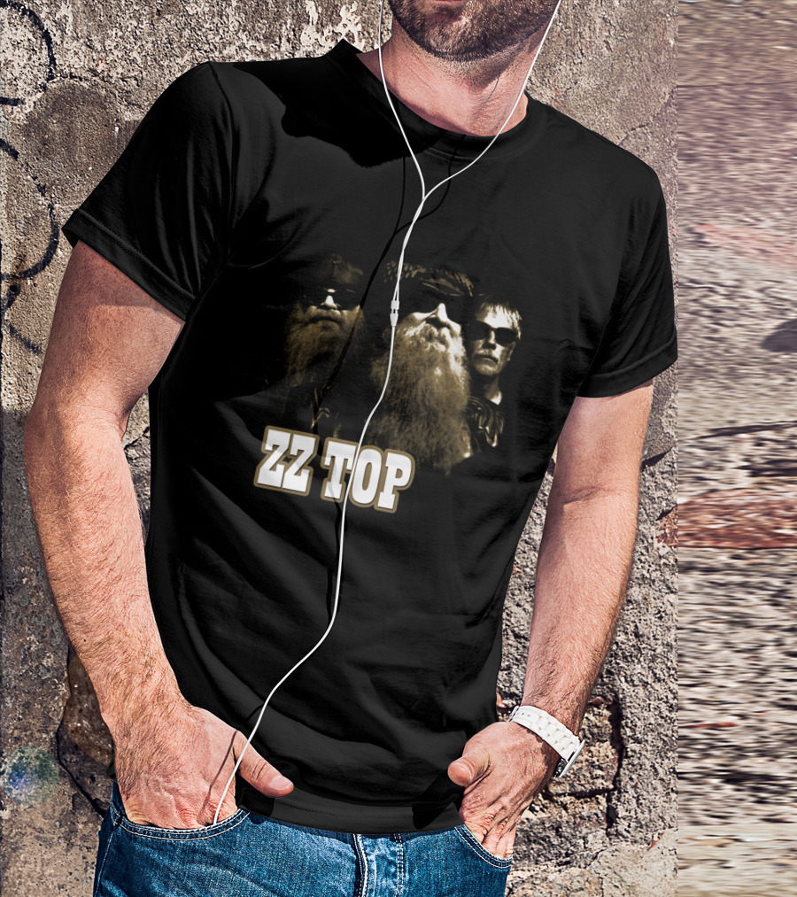 Zz Top Band Portrait T-Shirt