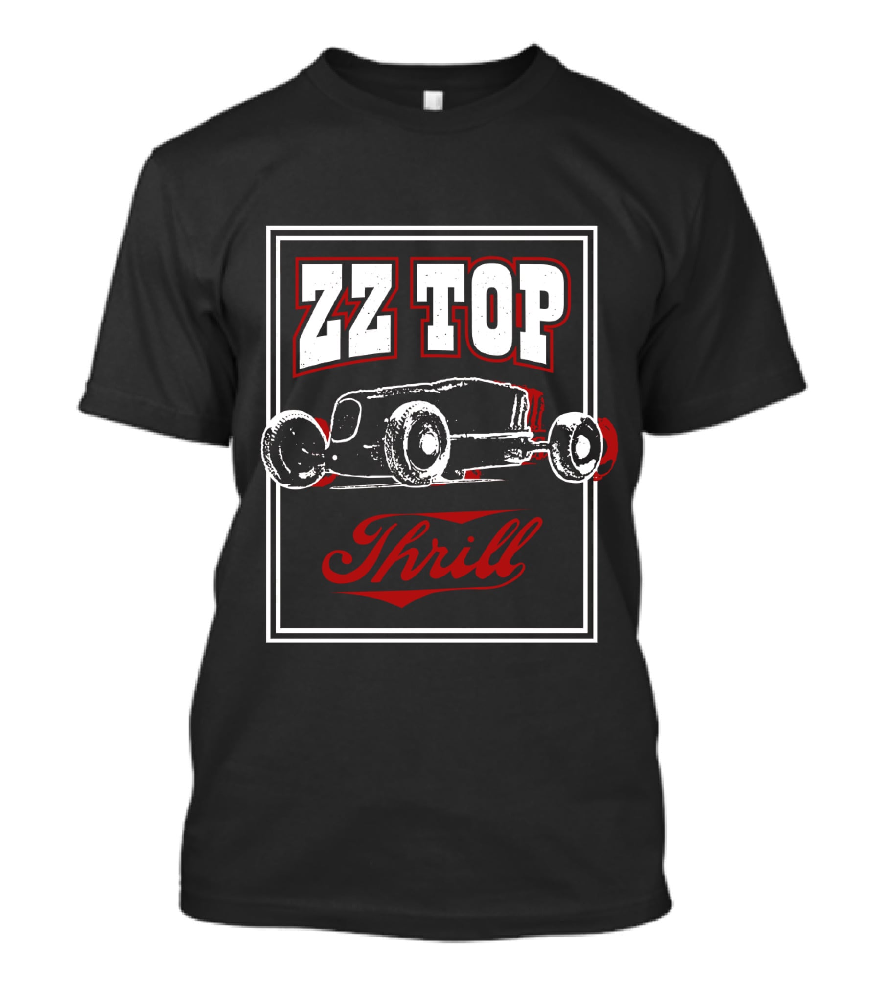 Zz Top Thrill Vintage Car T-Shirt