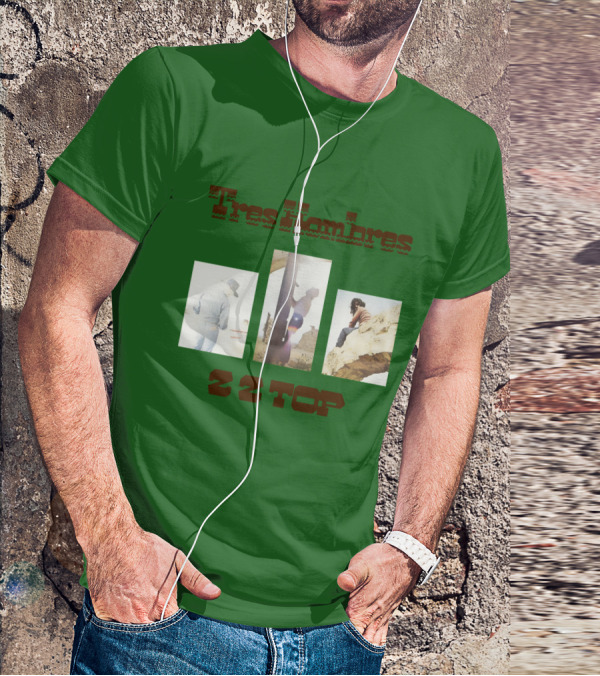 Tres Hombres Zz Top Vintage Album Cover T-Shirt