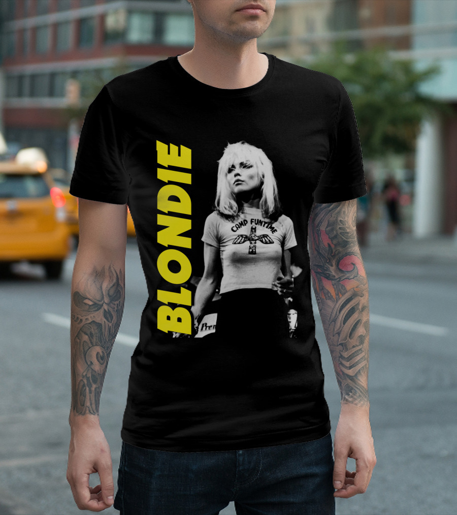 Blondie Camp Funtime Black And White T-Shirt