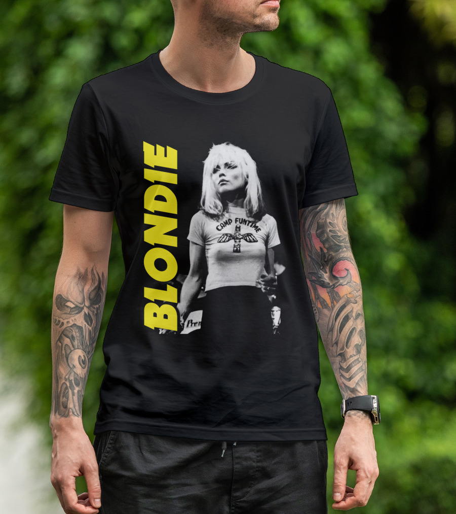 Blondie Camp Funtime Black And White T-Shirt