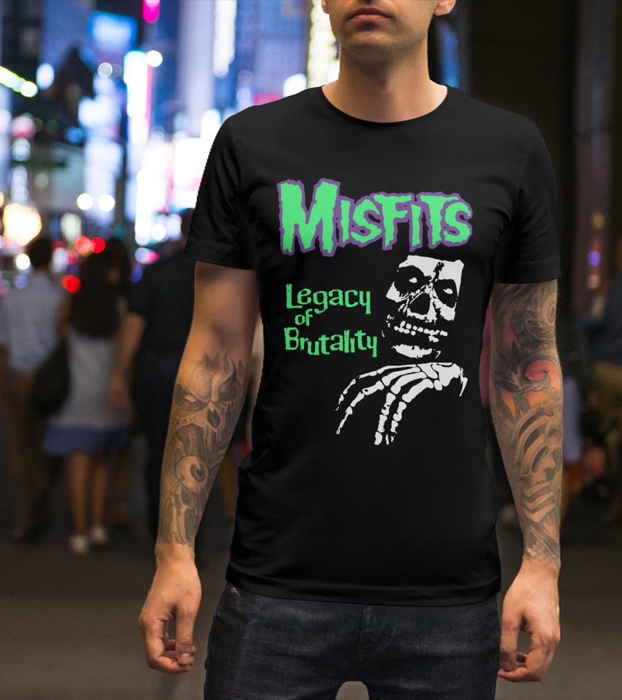 Misfits Legacy Of Brutality Skeleton T-Shirt