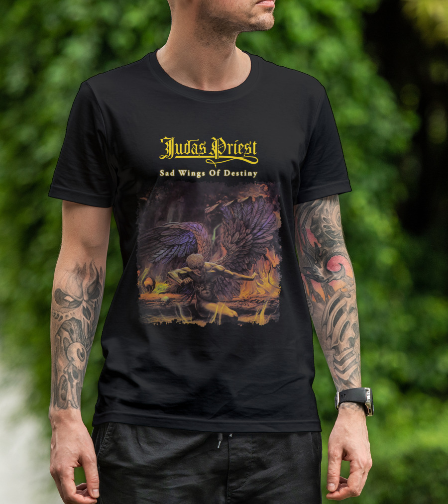 Judas Priest Sad Wings Of Destiny Angelic T-Shirt