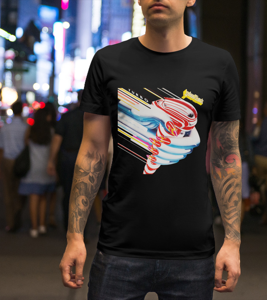 Judas Priest Turbo Album Art 1986 T-Shirt