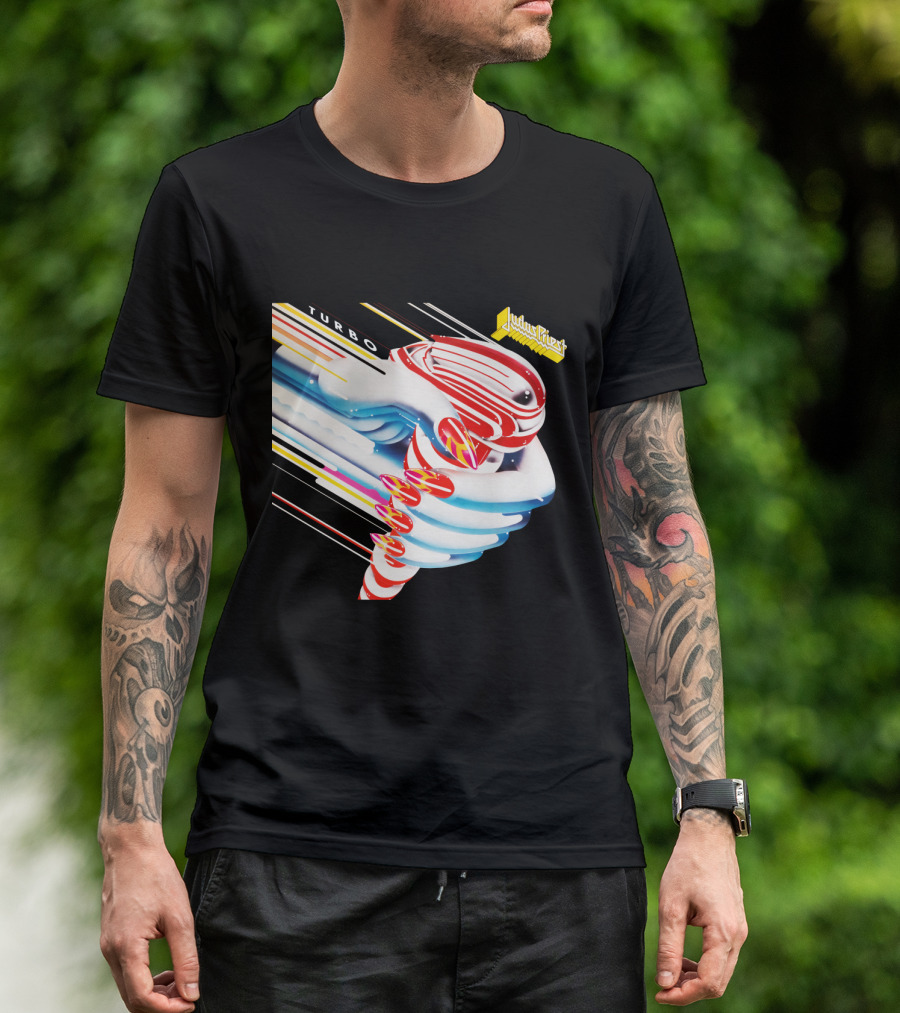 Judas Priest Turbo Album Art 1986 T-Shirt