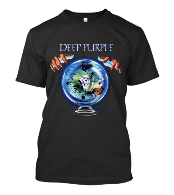 Deep Purple Crystal Ball Hands Album Art T-Shirt
