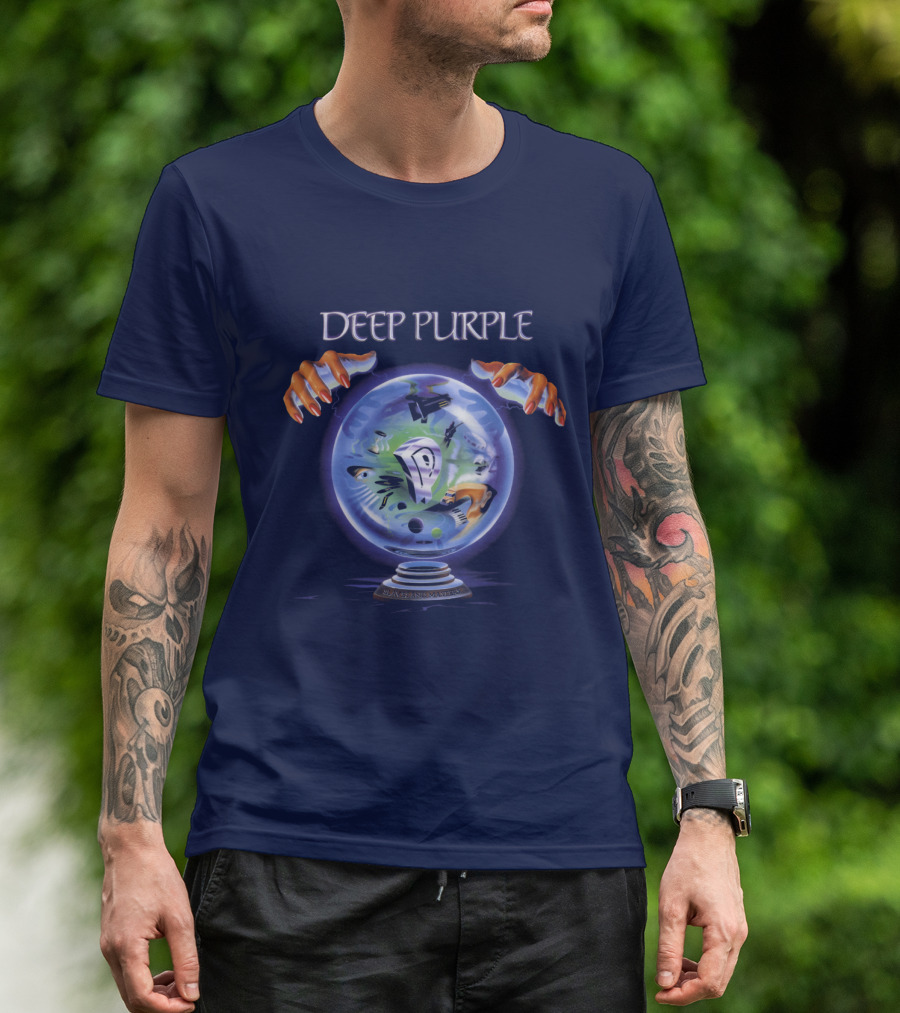 Deep Purple Mystic Globe Artwork T-Shirt