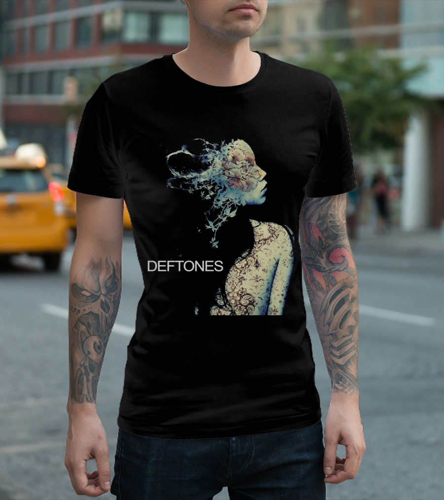 Deftones Floral Abstract Woman T-Shirt