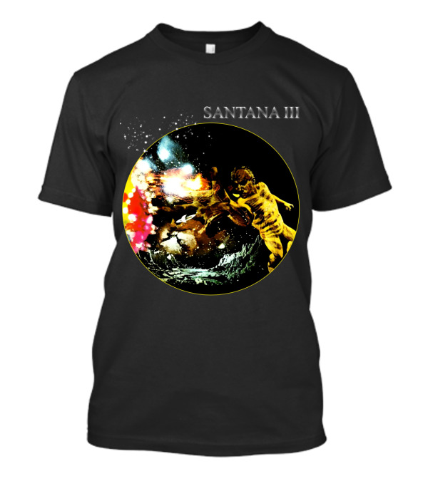Santana Iii Psychedelic Cosmic Artwork T-Shirt
