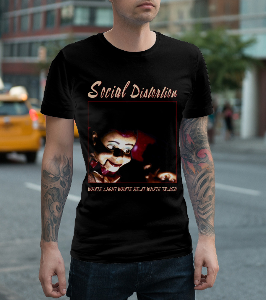 Social Distortion White Light White Heat White Trash T-Shirt