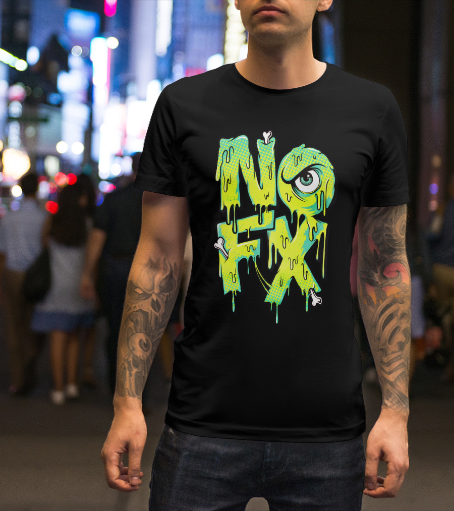 Nofx Melting Monster Eye Dripping Bones T-Shirt