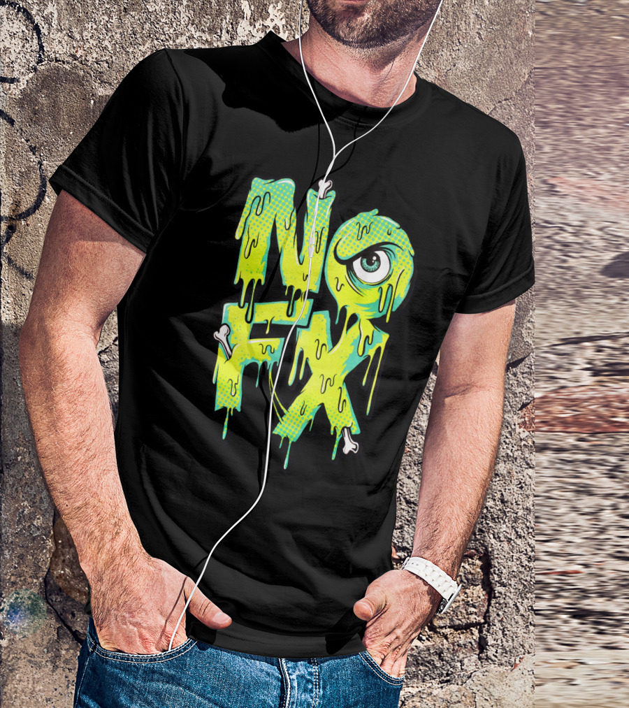 Nofx Melting Monster Eye Dripping Bones T-Shirt