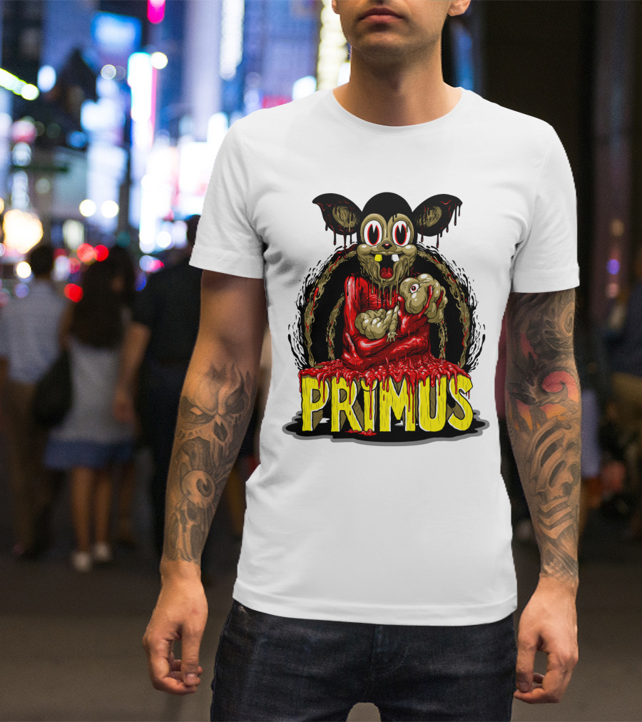 Primus Dripping Cartoon Horror Creature T-Shirt