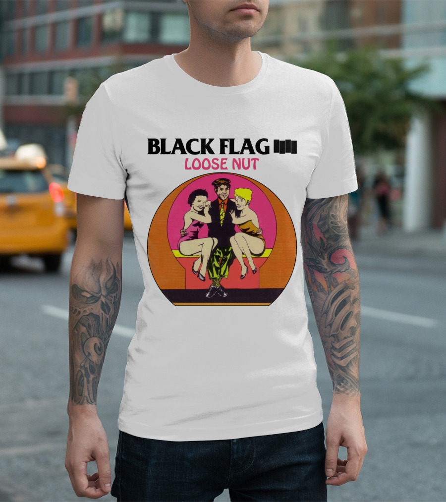 Black Flag Loose Nut Album Cover Art T-Shirt