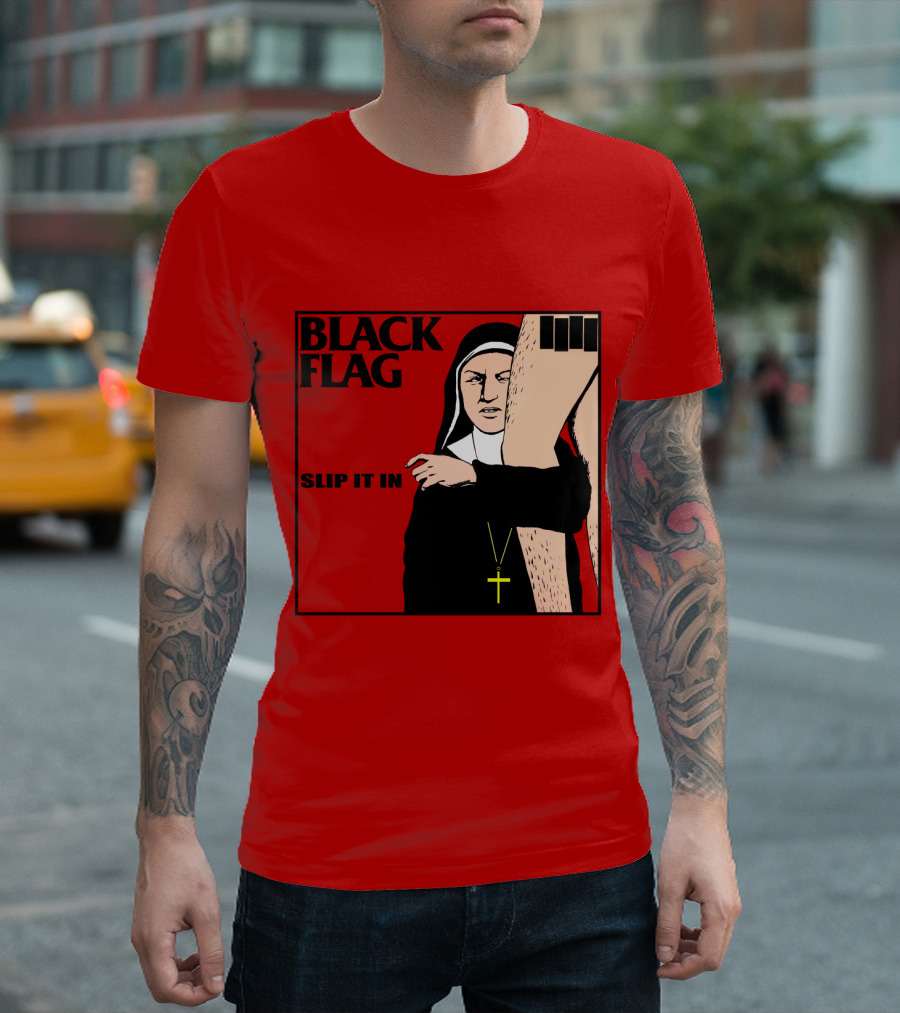 Black Flag Slip It In Album Cover T-Shirt