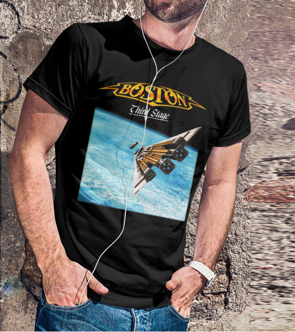 Boston Third Stage Spaceship Album Cover T-Shirt