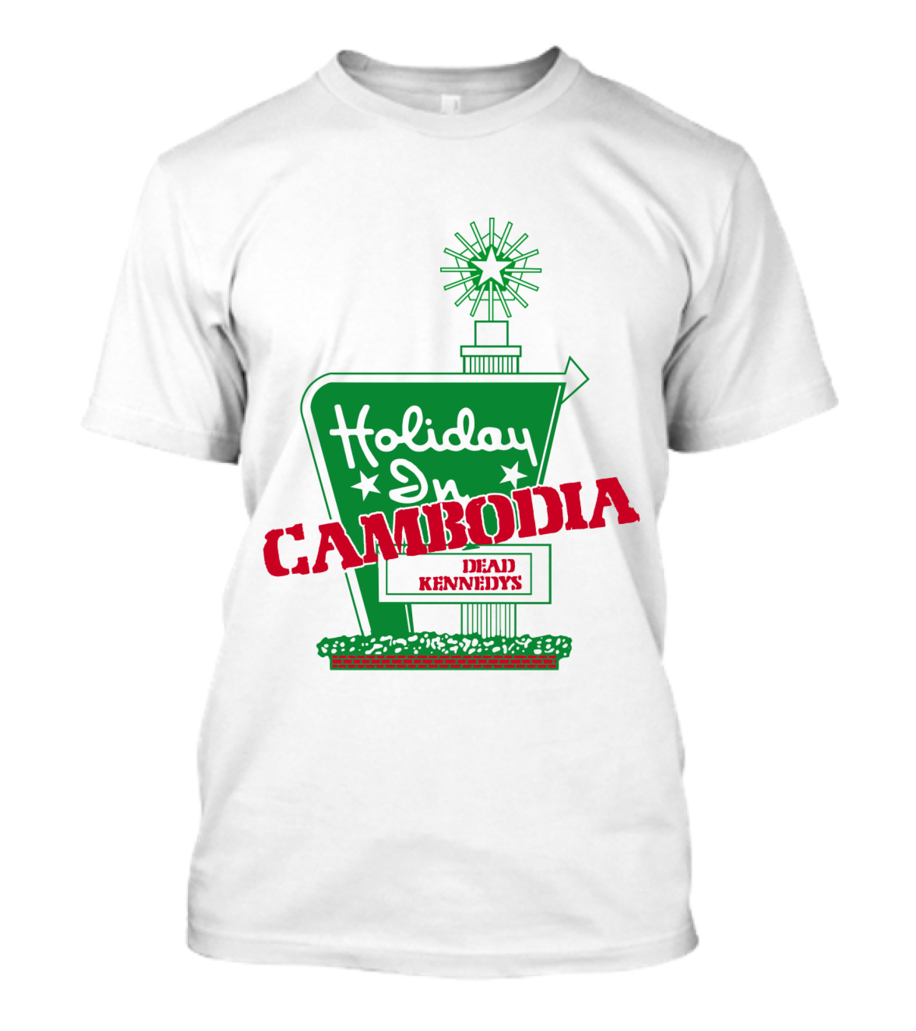 Holiday In Cambodia Dead Kennedys Iconic Sign T-Shirt