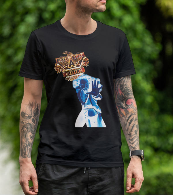 Jethro Tull War Child Blue Figure Eagle T-Shirt