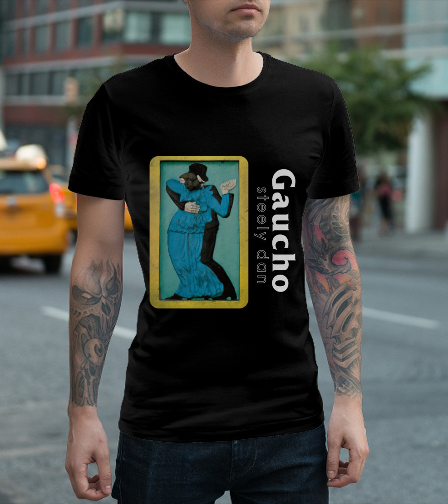 Gaucho Steely Dan Dancing Couple Artwork T-Shirt