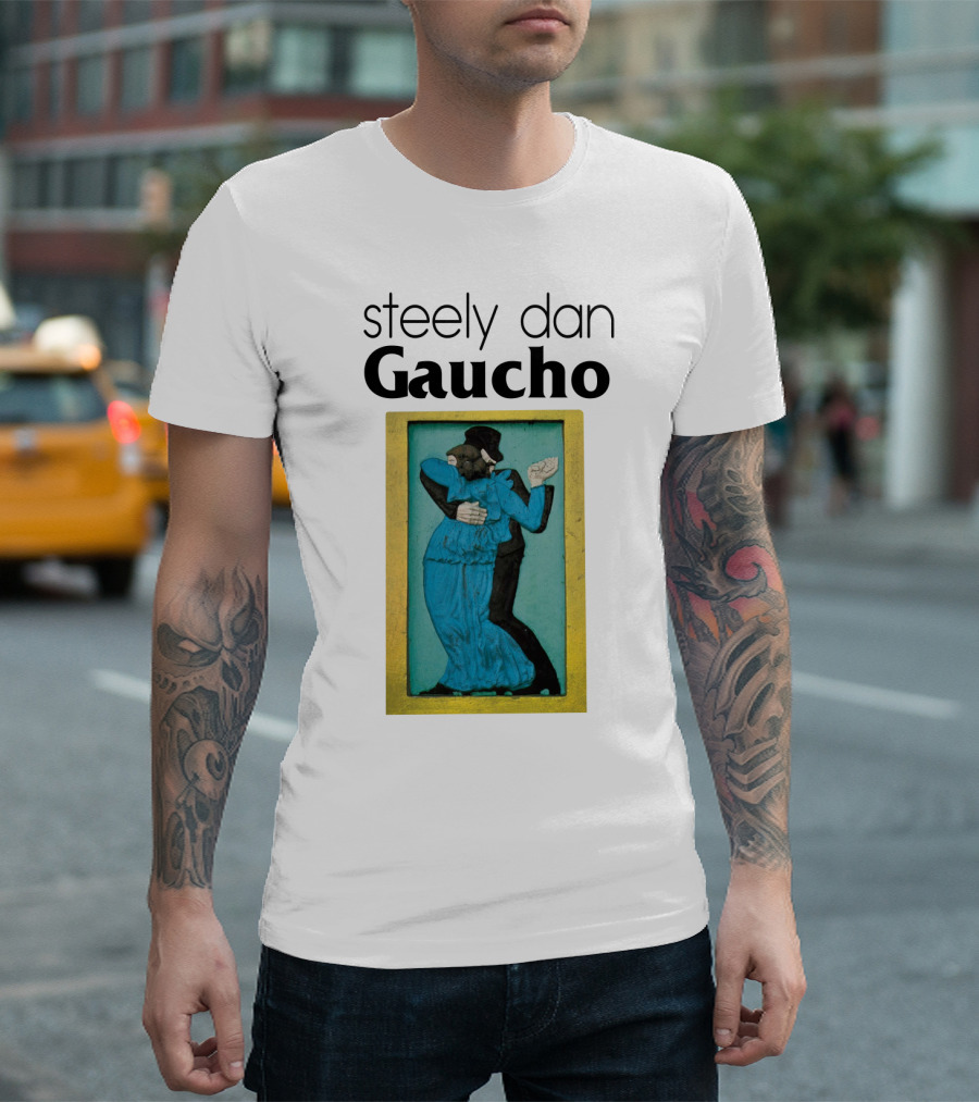 Steely Dan Gaucho Dancing Couple Iconic Album Artwork T-Shirt