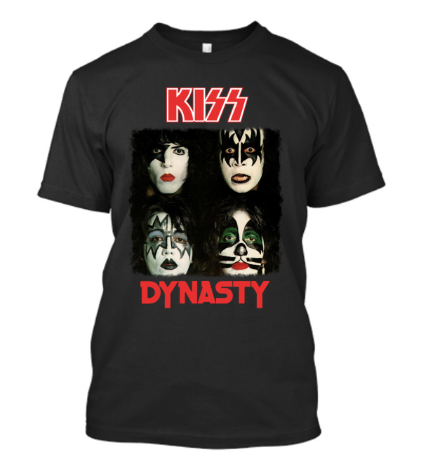 Kiss Dynasty Album Cover Art Face Paint Portraits T-Shirt